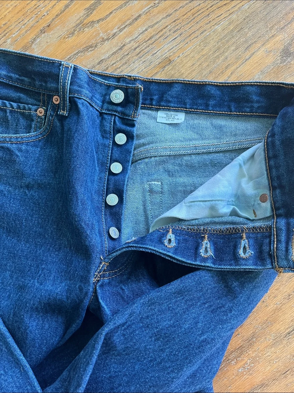 Levi's Dark Blue Straight-Leg Jeans